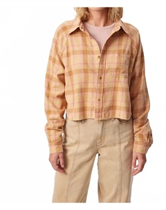 Рубашка Denise в золотом цвете Amo