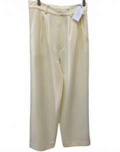 Женские плиссированные брюки в цвете айвори, слоновая кость Sundays