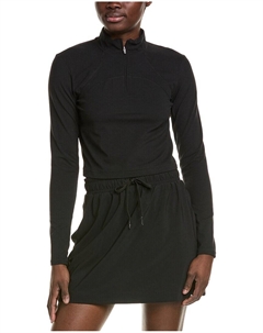 Пуловер Soft Sculpt с застежкой-молнией на 1/2 дюйма, черный Sweaty betty