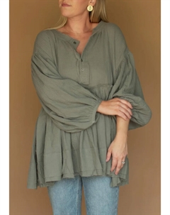 Туника Dessa в серо-зеленом цвете сланца By together