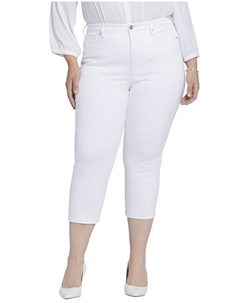 Chloe Оптик Уайт капри джинсы, белый Nydj