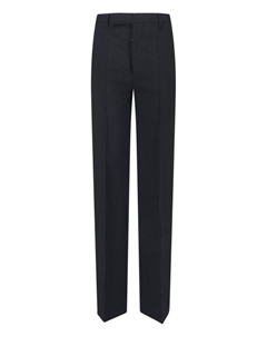 Черные брюки с высокой талией и плиссировкой Rick owens