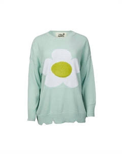 Свитер Petal Pullover в светло-голубом цвете Erin made