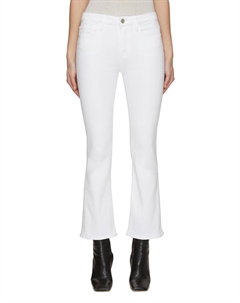 Джинсы Le Crop Mini Boot Jeans цвета экрю, Ecru Frame