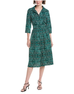 Саммер Сэм Санд Одри №1 Платье-рубашка, зеленый Samantha sung