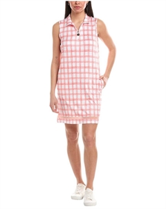 Стелла Паркер Полузиповое короткое платье, мультиколор Stella parker