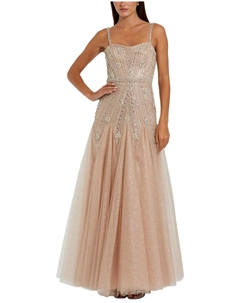 Платье A-Line, коричневый Mac duggal