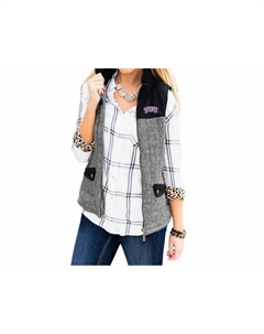 TCU Prep жилет для IT в сером цвете, серый Gameday couture