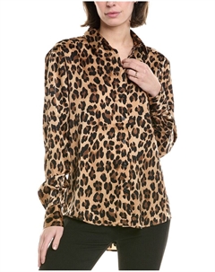 Бардо Рубашка с анималистичным принтом, коричневый Bardot