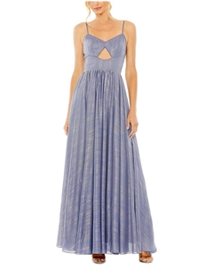 Платье с вырезами, синий Mac duggal