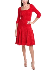 Норина Мини-платье из блестящей твидовой ткани Black halo