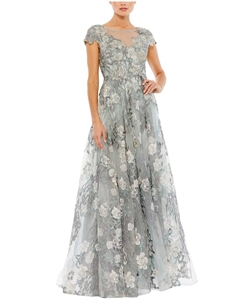 Платье, синий Mac duggal