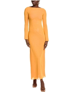 Платье макси Paige из сетки, розовый Chiara boni la petite robe