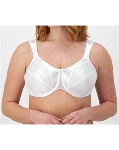 Бюстгальтер Minimizer Satin Tracings Comfort Strap на косточках белого цвета Bali