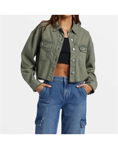 Камуфляжная рубашка-куртка Sunset Sands в цвете агавы, зеленый Roxy