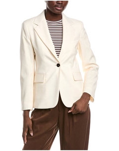 Lamine Шерстяной жакет, белый Weekend max mara