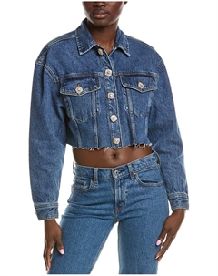 Короткая джинсовая куртка, синий Sandro