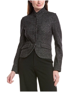 Slade Короткая жаккардовая шерстяная куртка, черный Rag & bone