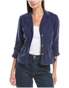 Wearables Folksy Куртка из льняной смеси, синий Xcvi