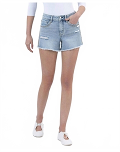 Высокие рваные шорты с заклепками Prowess, Prowess Vervet by flying monkey