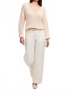 Свитер Spencer с V-образным вырезом в цвете розовая вода Gentle fawn