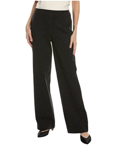 Брюки в полоску St John, черный St. john