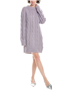 Свитер-платье из кабельной пряжи с альпакой Michael michael kors