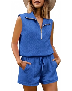 Челси топ и шорты в синем Umgee