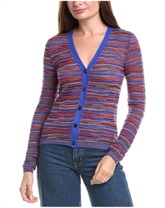 Кардиган из смесовой шерсти, синий Missoni