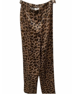 Женские леопардовые брюки черно-бежевые Sundays
