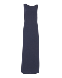 Макси-платье с уникальной ажурной деталью, синий Parosh