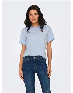 Футболка, светло-синий Jdy