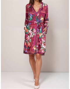 Батистовый халат Bethia в разноцветном принте, мультиколор Johnny was