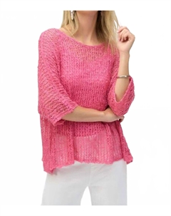 Knitted Pullover Top In Pink Joseph ribkoff