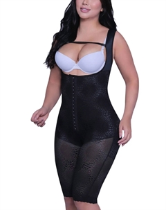 Утягивающее белье с высокой талией для бедер - колумбийское корректирующее белье для коррекции живота и подтяжки ягодиц, цвет черный Siluets