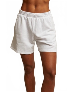 Бархатные шорты французский велюр в белом Perfectwhitetee