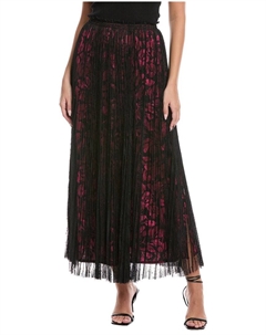 Длинная плиссированная юбка Yolanda, розовый Johnny was