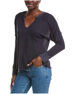 Wearables Сетчатый пуловер Bullock, синий Xcvi