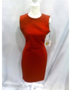 Кальвин Кляйн Красное Миди-платье Calvin klein