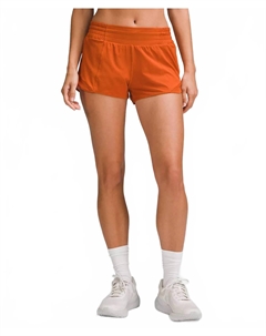 Шорты Hotty Fhot Low Rise 4" в обожженном апельсине Lululemon