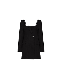 Платье с длинными рукавами женское черное Jacquemus