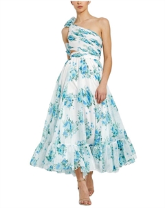 Платье миди, белый Mac duggal