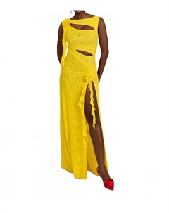 Платье макси Eva в желтом цвете Ciao by cc