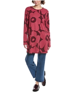 Маримекко Весенняя туника, красный Marimekko