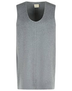 "Nyona" серое шерстяное платье, серый Khaite