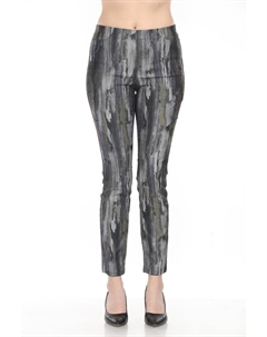 Брюки чинос с абстрактным принтом, облегающие, на резинке, мультиколор Joseph ribkoff