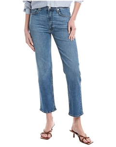 Hattie Mid-Rise Ankle Visalia Прямые джинсы, синий Rag & bone
