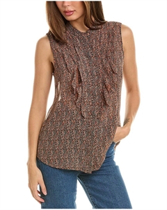 Каби топ с рюшами, мультиколор Cabi