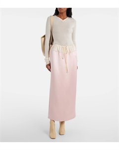 Челси юбка в нежно-розовом Khaite