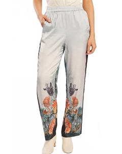 Брюки Max Floral Bottom с прямыми штанинами в цвете Zen Lagoon, Zen Lagoon Caballero